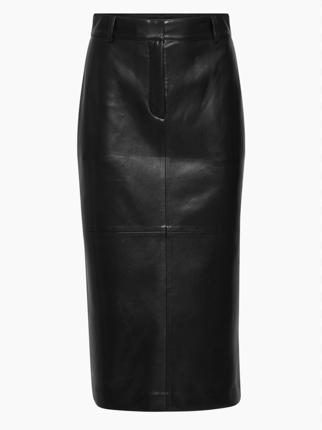 Aritzia Babaton Frame Skirt Vegan Leather Black Size 0